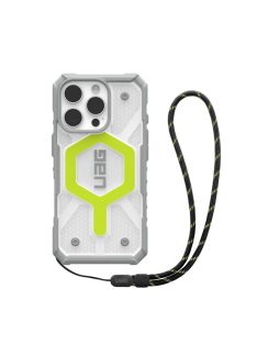   UAG Pathfinder Clear Magsafe iPhone 16 Pro Active Neon+Lanyard