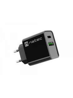 natec Ribera Wall Charger Black