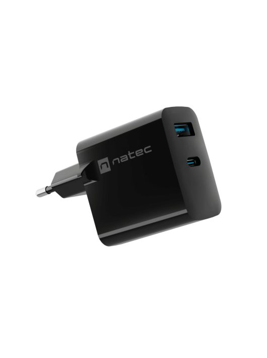 natec Ribera Gan Wall Charger Black