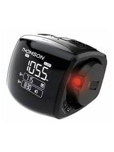 Thomson CP280 Projection Alarm Clock with Radio Black