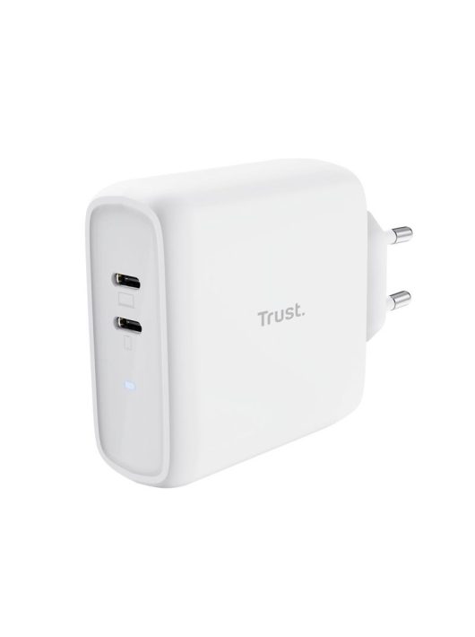 Trust Maxo Dual 65W USB-C Charger White