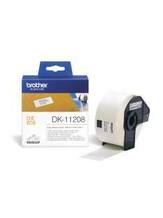   Brother DK-11208 elővágott öntapadós címke 400db/tekercs 38mm x 90mm White