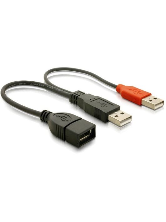 DeLock USB data- and power cable  22,5cm