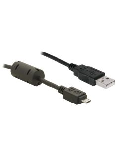 DeLock USB2.0A apa -  Micro-B USB  apa  cable 1m Black