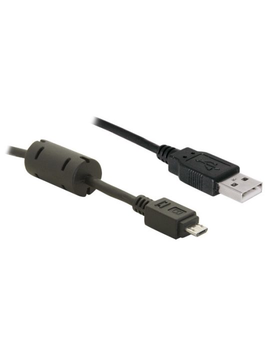 DeLock USB2.0A apa -  Micro-B USB  apa  cable 1m Black