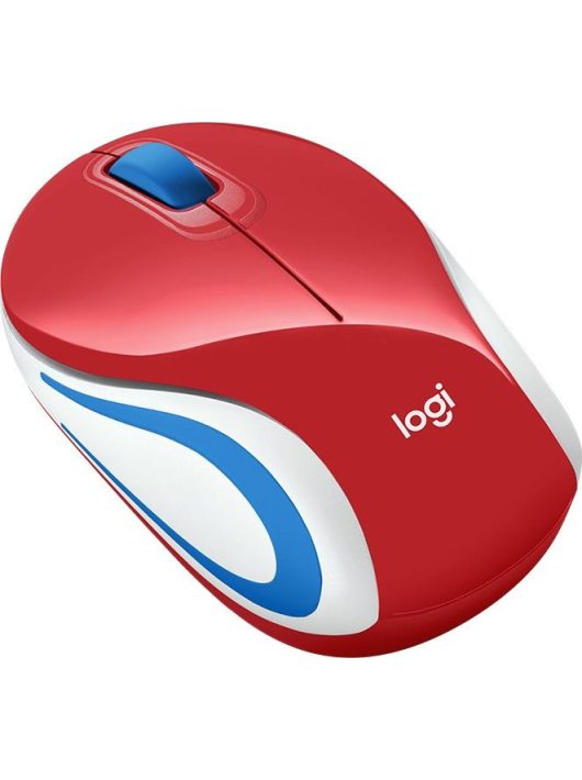 Logitech M187 Wireless Mini Mouse Red/Blue