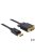 DeLock Displayport 1.2 male > DVI-I (24+1 Dual Link) male passive cable 2m Black