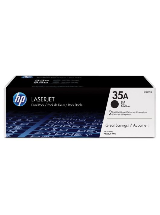 HP CB435AD (35A) 2-pack Black toner