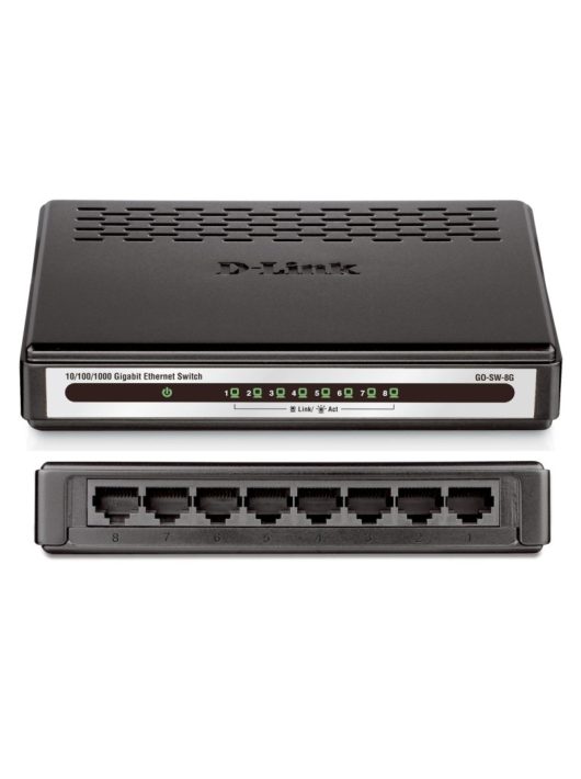 D-Link GO-SW-8G 8 Port Gigabit Desktop Switch