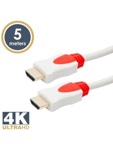   Delight Jelkábel HDMI-HDMI 2.0 3D aranyozott  Am/Am 5m White