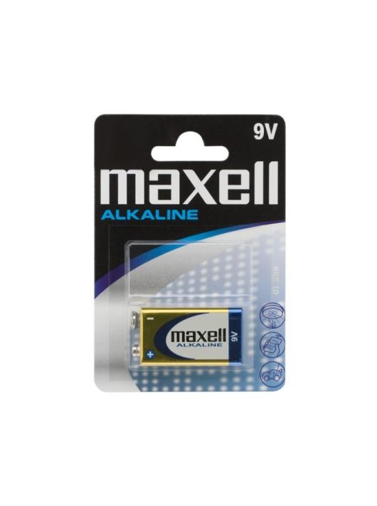 Maxell 9V Alkáli Elem 1db/csomag