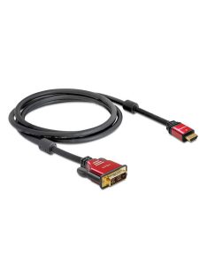   DeLock High Speed HDMI A male > DVI-D (Dual Link) (24+1) male cable 2m