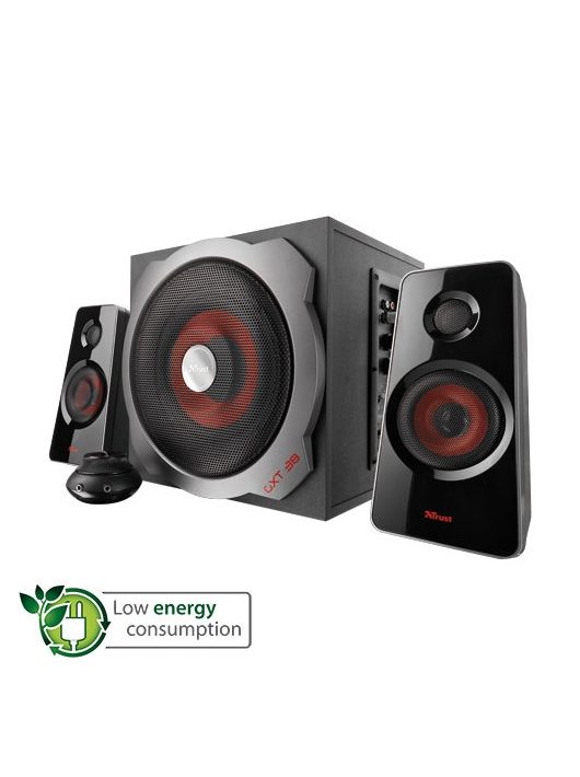 Trust GXT38 2.1 Subwoofer hangszóró Black (low energy consumption)