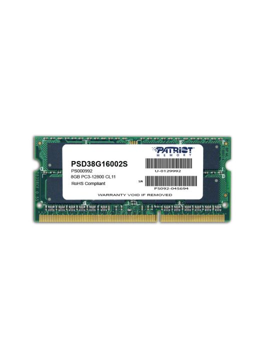 Patriot 8GB DDR3 1600MHz SODIMM