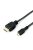 EQuip HDMI - Micro HDMI 1.4 cable 2m Black