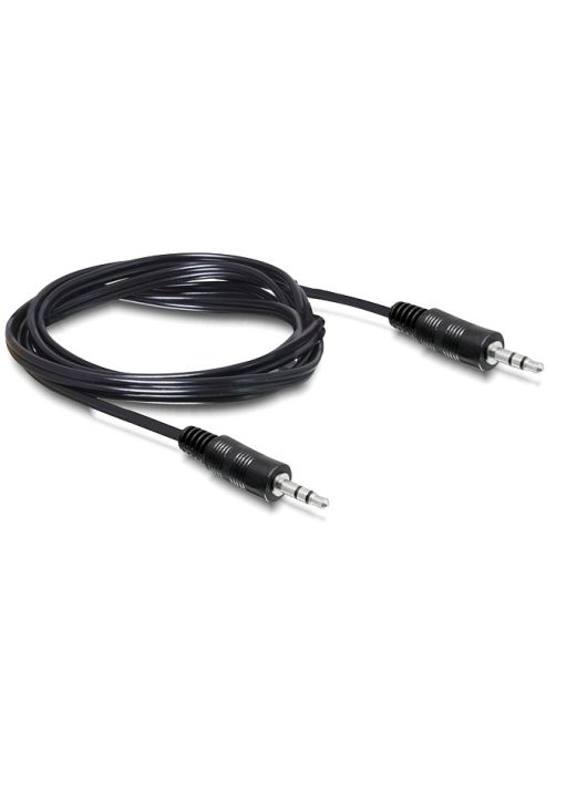 DeLock audio kábel, DC jack 3,5 mm apa / apa, 2,5m Black