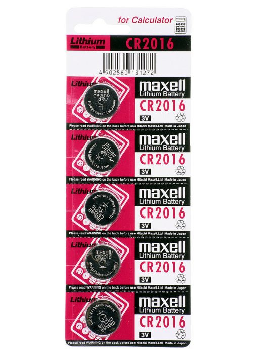 Maxell CR2016 Lítium Gombelem 5db/csomag