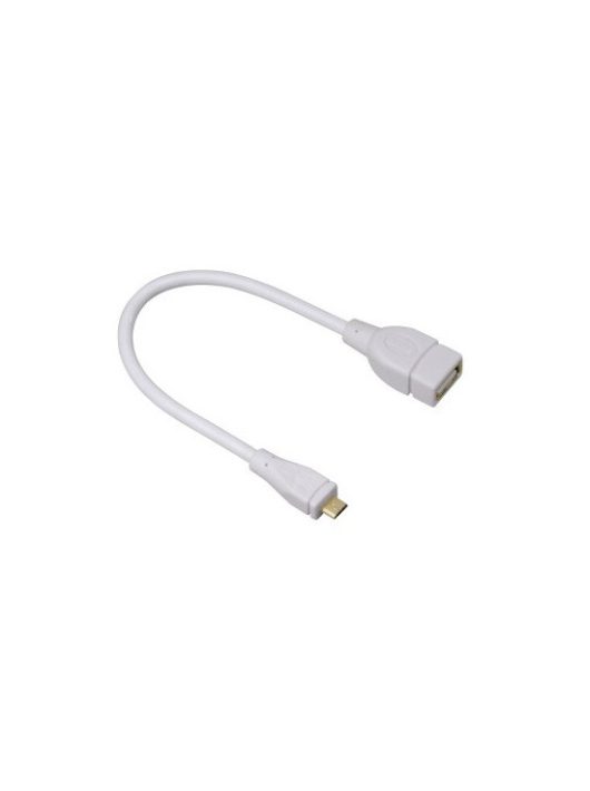 Hama microUSB-OTG adapter White