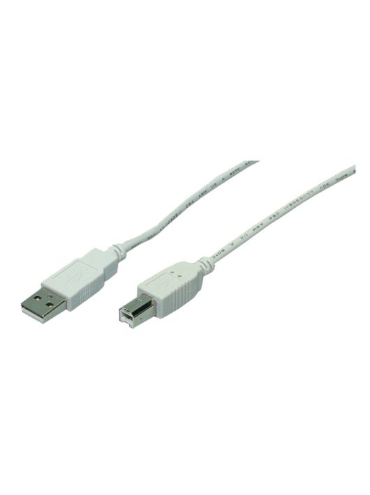 Logilink USB A-B Cable Grey 2m