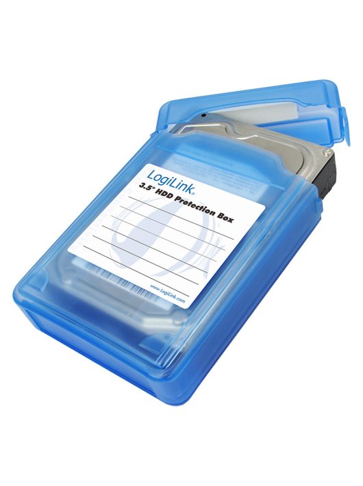 Logilink HDD Protection Box for 3,5" Blue