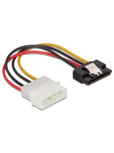   DeLock Cable Power SATA HDD > Molex 4 pin male with metal clip straight