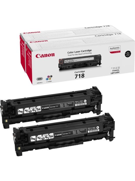 Canon CRG 718 Double Black toner