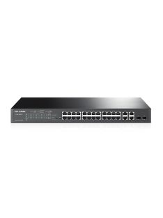   TP-Link TL-SL2428P 24-Port 10/100Mbps + 4-Port Gigabit Smart PoE+ Switch