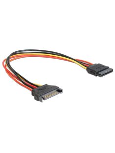   DeLock SATA 15 Pin apa > SATA 15 Pin anya hosszabbító tápkábel 30 cm