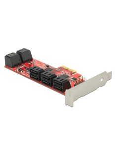   DeLock PCI Express x2 Card > 10x internal SATA 6 Gb/s - Low Profile Form Factor