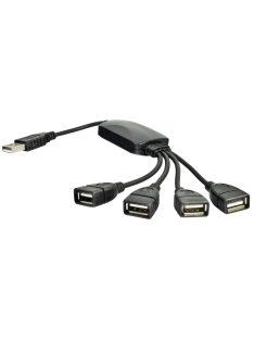 Akyga AK-AD-13 4Port USB2.0 Hub Black