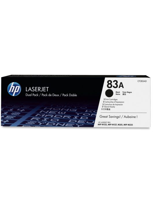 HP CF283AD (83A) 2-pack Black toner