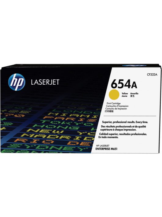 HP CF332A (654A) Yellow toner