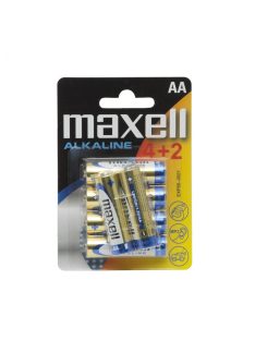 Maxell AA Alkáli Elem 4+2db/csomag