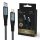 Extralink Smart Life Kabel, 27W, USB-C to Lightning, 100 cm, TPE, 9V 3A, schwarz