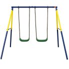 Schwarzwald Doppelschaukel mit Gestell, 248x187x185cm