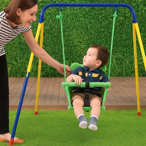 Black Forest Rahmen Schaukel, Kleinkinder Eimer Schaukel 116x140x123cm