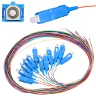 Extralink SC/UPC pigtail kit, single-mode, 900um, G.657A1, 1 meter, 12 pieces, 12 colors