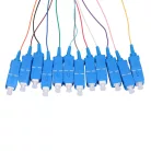 Extralink SC/UPC pigtail kit, single-mode, 900um, G.657A1, 1 meter, 12 pieces, 12 colors