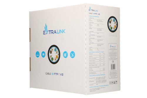 Extralink CAT6 FTP (F/UTP) V2 outdoor, twisted pair, 305 m