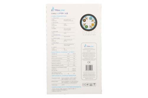 Extralink CAT6 FTP (F/UTP) V2 outdoor, twisted pair, 305 m