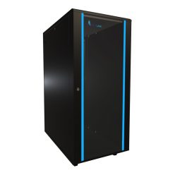   Extralink 27U 600x1000 black, standing rack cabinet, rackmount