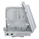 Extralink Emma V2, fiber optic distribution box, 16 cores, white, minimal voltage