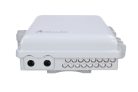 Extralink Emma V2, fiber optic distribution box, 16 cores, white, minimal voltage