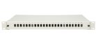 Extralink 24 core V2 patch panel, 24 ports, white