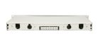 Extralink 24 core V2 patch panel, 24 ports, white