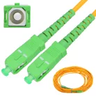 Extralink SC/APC-SC/APC Patchkabel, gerader Betriebsmodus, simplex, G652D, 3 mm, 15 m.