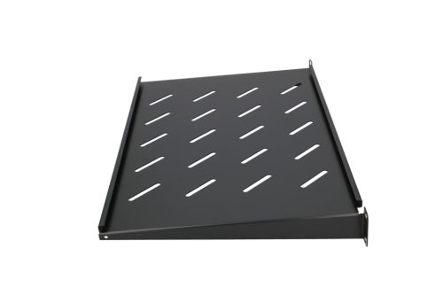 Extralink 1U 300mm fekete, polc, 19", faliszekrényekhez