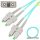 Extralink SC/APC-SC/APC | Patchcord | Multi Mode, OM3, Duplex, 3mm, 5m