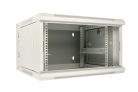 Extralink 6U 600x600 AZH gray, rackmount cabinet, wall-mounted, rotating type