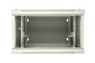 Extralink 6U 600x600 AZH gray, rackmount cabinet, wall-mounted, rotating type